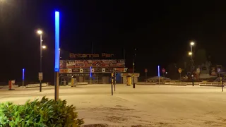 #StormDarcy, blizzard conditions in Great Yarmouth 8/2/2021