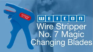 Changing Blades Wire Stripper | WEICON TOOLS No. 7 Magic