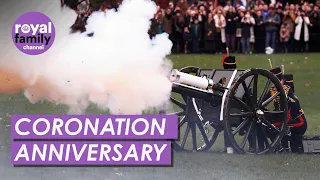 Gun Salutes for First Anniversary of The King and Queen's Coronation