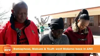 Ramaphosa, Mabuza & Youth want Julius Malema back in ANC