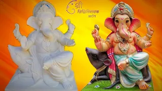 Making Of Ganesh Murti || Full Painting Video|| Bappa Morya🎊🙏