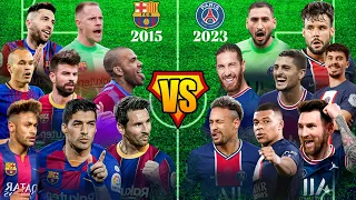 ● 2015 FCB VS 2023 PSG 🔥 ULTIMATE VS🔥(Messi, Neymar, Suarez, Mbappe, Ramos, Ter Stegen)