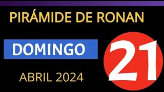 LOTERÍA PANAMA 🔥🔥PIRÁMIDE 🔥🔥DE RONAN 🔥21 🔥abril de 🔥🔥2024