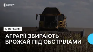 На Донеччині аграрії збирають врожай під обстрілами