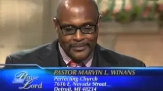 Marvin Winans Sr and Jr with Wintley Phipps on TBN Jun 13, 2011 Father's Day Special Interview