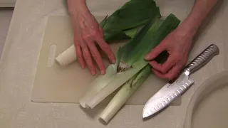 How to Wash and Freeze Leeks