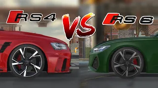 Audi RS6 Vs RS4 In Car Parking Multiplayer