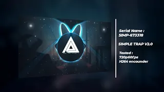 Simple Trap V2.0 Visual by BRS - For Free | Avee Player Visualizer Template