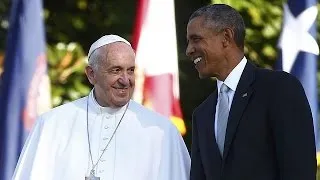 Pope Francis meets President Obama