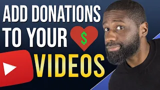 How to add donations to your YouTube videos 2022