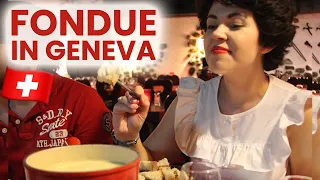 Ultimate SWISS FONDUE Night in GENEVA | SWITZERLAND VLOGS