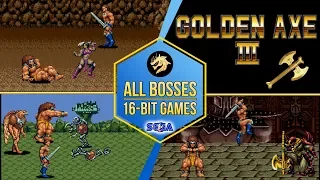 Golden Axe 3 – All Bosses / Кастлвания – Все Боссы | Sega 16-bit | Mega Drive/Genesis