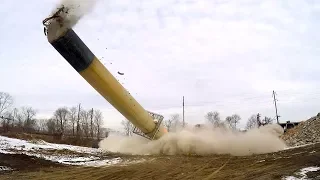 River Station Chimneys  - Controlled Demolition, Inc.