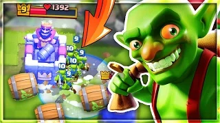 INSANE GOBLIN BARREL WORLD RECORD // Clash royale