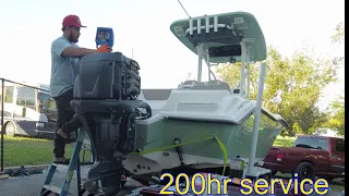 Yamaha 300 four stroke DIY Engine service