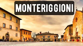 Monteriggioni, Italy 🇮🇹 - Virtual Walking Tour City - 2022 - 4K/60FPS ASMR