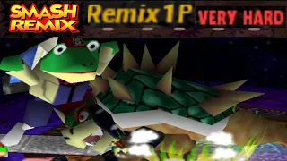 Smash Remix - Classic Mode Remix 1P Gameplay with Giant Slippy (VERY HARD)