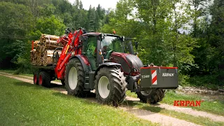 🔴KRPAN Gozdarska prikolica s platformo / Forestry Trailer with Platform / Forstanhänger mit Platform