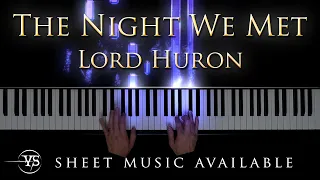 Lord Huron - The Night We Met (Medium Easy Piano Cover)