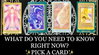 PICK A CARD | ✨WHAT DO YOU NEED TO KNOW RIGHT NOW ?🔮