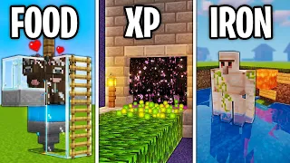 3 MUST Have Minecraft Farms for your Survival World!