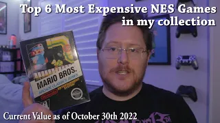 Top 6 Most Expensive NES games in my Collection