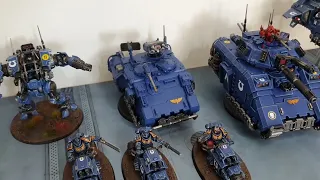 Four way four player Warhammer 40k battle report