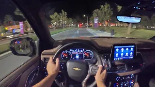 2021 Chevrolet Suburban 4WD High Country POV Night Drive (3D Audio)(ASMR)