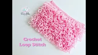 CROCHET LOOP STITCH / Beginner