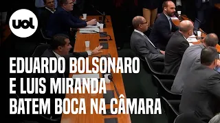 Eduardo Bolsonaro chama Luis Miranda de 'estelionatário'