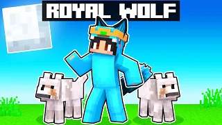 Playing as the ROYAL WOLF in Minecraft