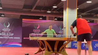 Trainning table tennis simon gauzy