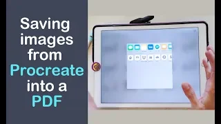 Saving PDFs from Procreate, multiple images into one PDF on iPad