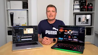 Macbook Pro 16 M1 Pro Vs RTX 3080 Gaming Laptop Comparison & Video Editing