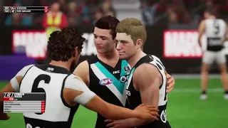 AFL Essendon VS Port Adelaide Highlights R22 2022 AFL Evolution 2