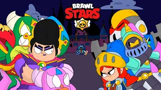 PAM & EL DRAGONS VS KNIGHTS - Brawl Stars animation (Lots of humor!)