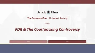 SCHS — FDR and the Court-Packing Controversy