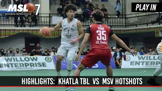 MSL PLAY IN: KHATLA TBL vs MISSION VENG HOTSHOTS