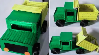 Waste Paper Craft Ideas - How to Make Truck