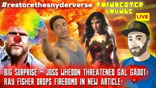 BIG SURPRISE - JOSS WHEDON THREATENED GAL GADOT - RAY FISHER DROPS FIRE BOMB #restorethesnyderverse