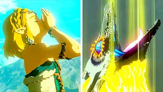 Zelda Tears of The Kingdom - All Dragon Transformation Scenes