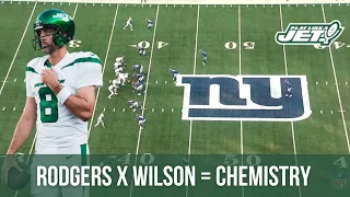 Aaron Rodgers chemistry with Garrett Wilson is REAL 🤝🏼 | Jets Film Breakdown