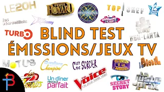 BLIND TEST ÉMISSIONS / JEUX TV (TOUTE GÉNÉRATION) DE 90 EXTRAITS