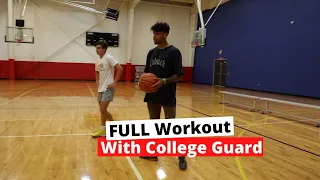 FULL Basketball Workout with College Guard | Ball Handling and Attacking the Rim | G2G Basketball