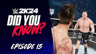 WWE 2K24 Did You Know?: New Model, WWF Easter Eggs, Alternate Finisher & More! (Episode 15)