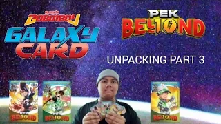 UNPACKING [BoboiBoy Galaxy Card Pek Beyond] part 3 card main⚡⚡⚡