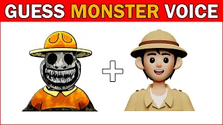 Guess The MONSTER By EMOJI and VOICE | Zoonomaly Horror Game | Zookeeper, Bear ...