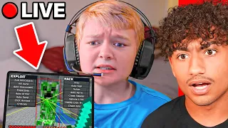 STREAMER GETS CAUGHT CHEATING IN MINECRAFT!!