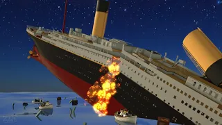 Roblox Titanic Breaks in half