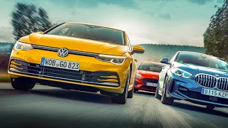 Volkswagen Golf vs BMW 1 Series vs Ford Focus